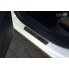 Накладки на пороги (карбон) Volkswagen Tiguan II (2016-) бренд – Avisa дополнительное фото – 3